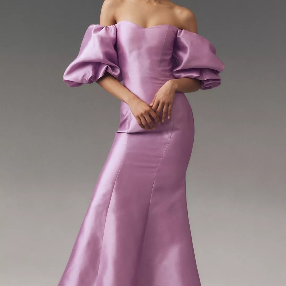 Mac Duggal Strapless Lavender Gown NWT NEVER WORN